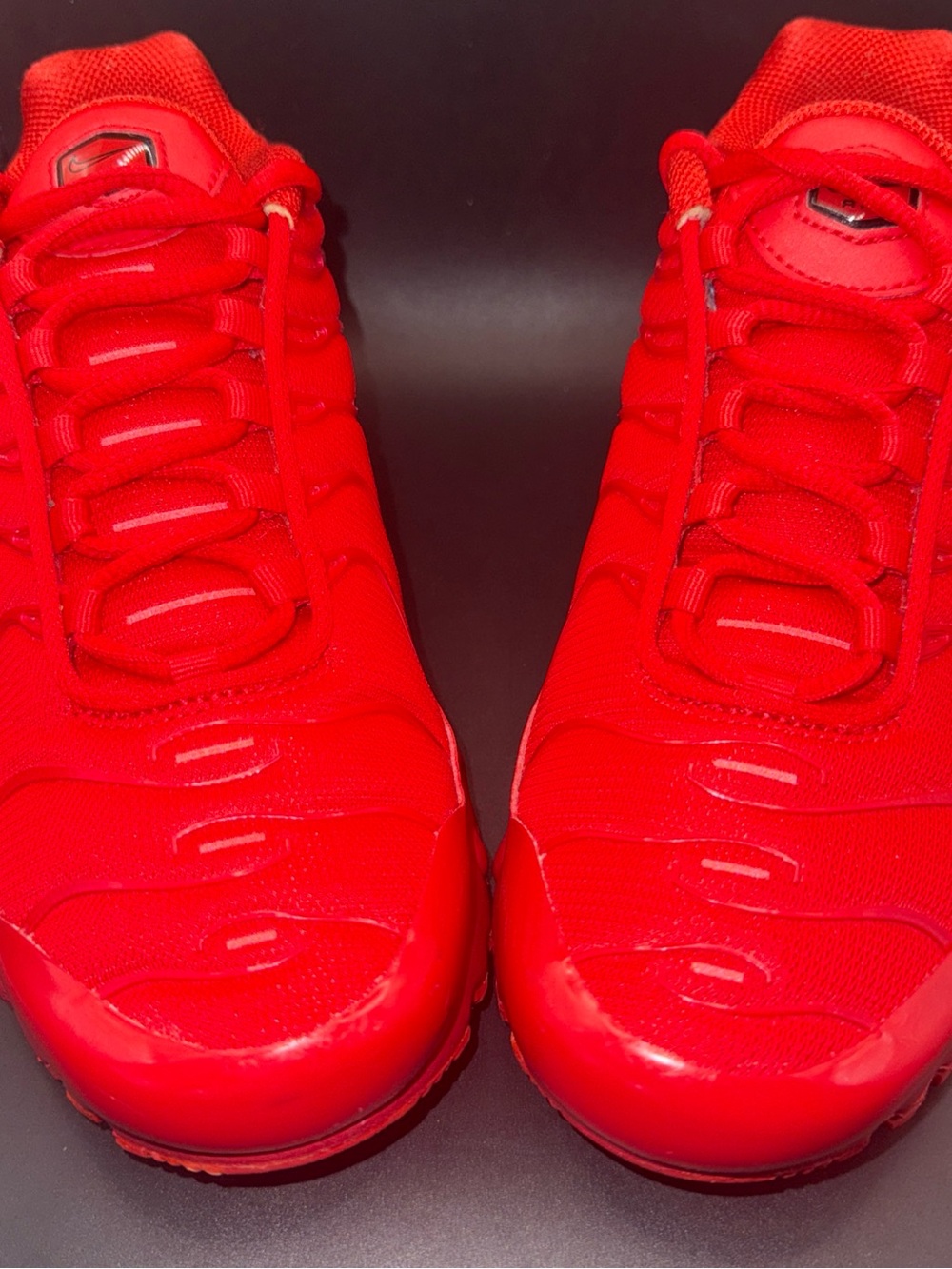 Size 6 (GS) - Nike Air Max Plus Low University Red, DM8877-600, Clean, No Box